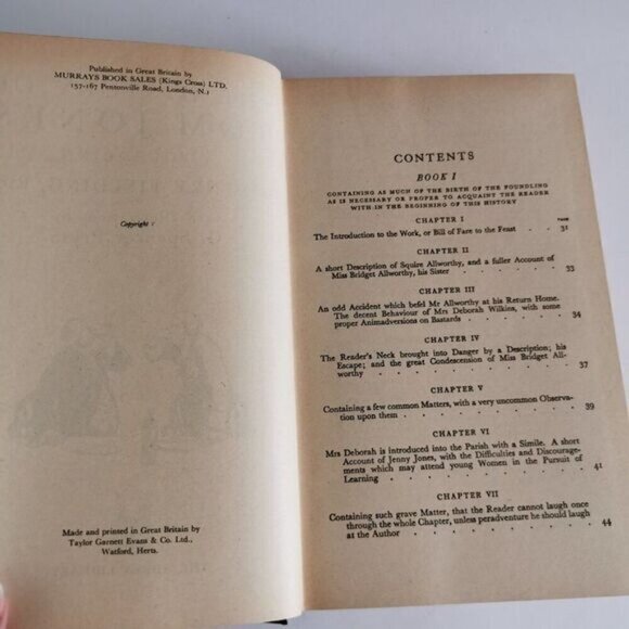 1950s History of Tom Jones by Henry Fielding, British Novel Comic Foundling - Picture 5 of 9